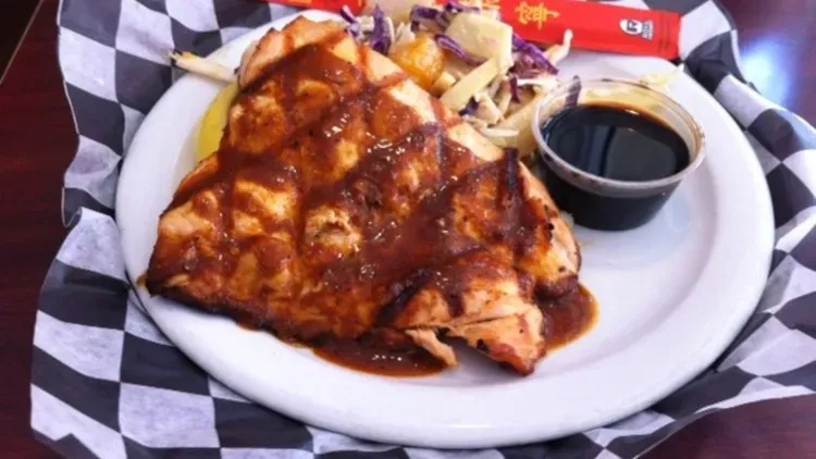 Grilled salmon
