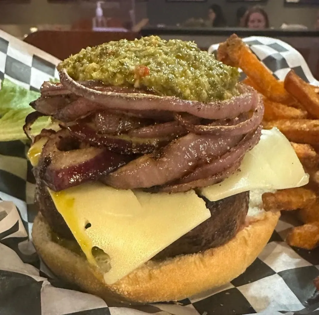 Chimichurri burger